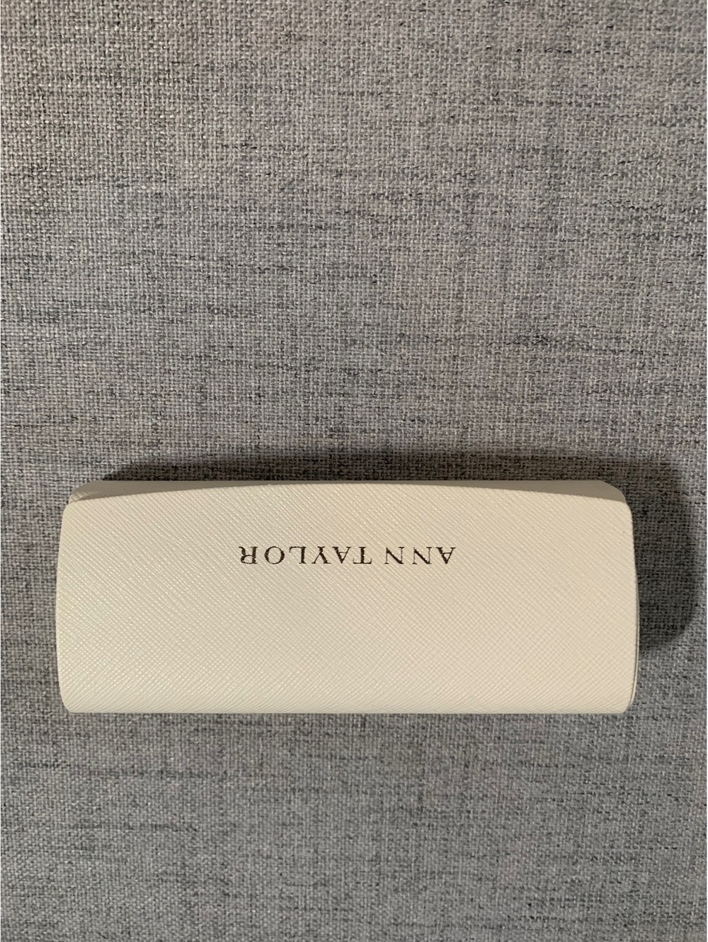 Ann Taylor Cream Eyeglasses Case